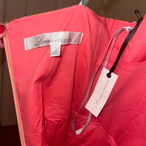 Lovers + Friends Midi Orchid Dress Sunset - Picture 7 of 8